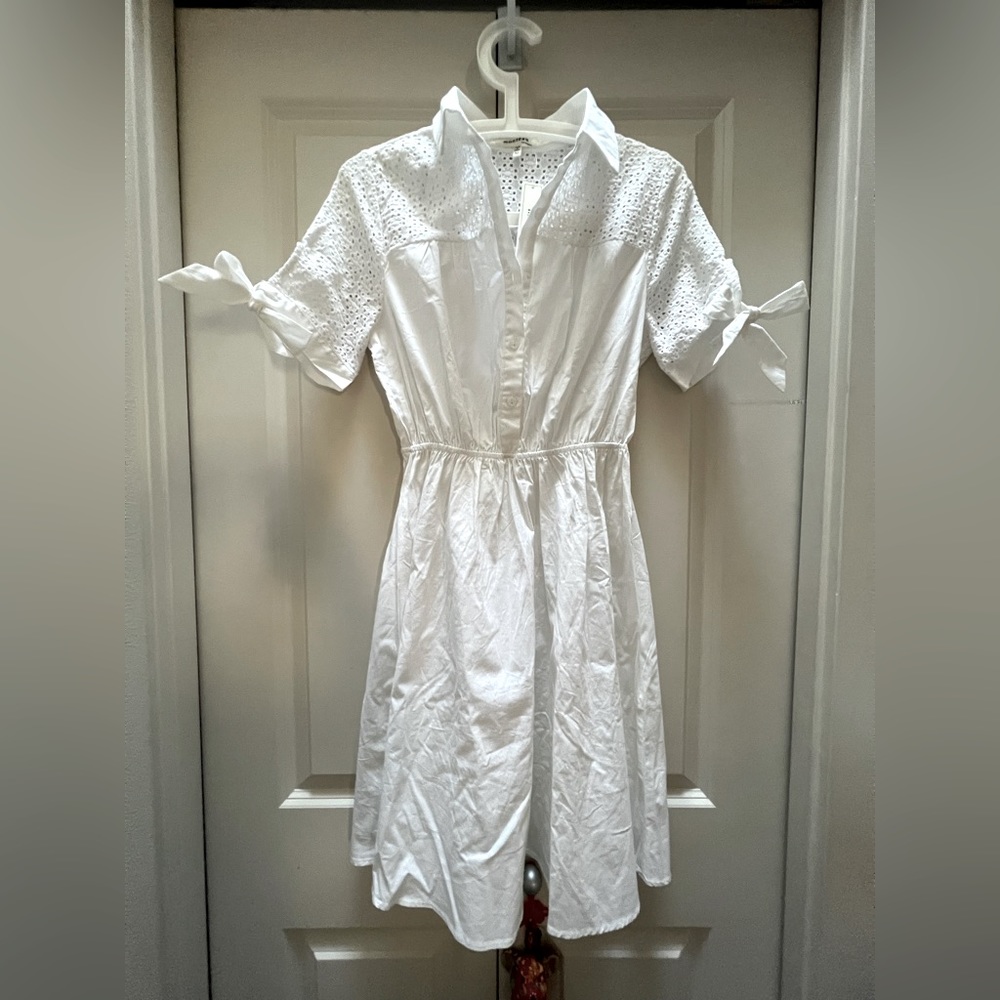 NWT White dress.  Size M